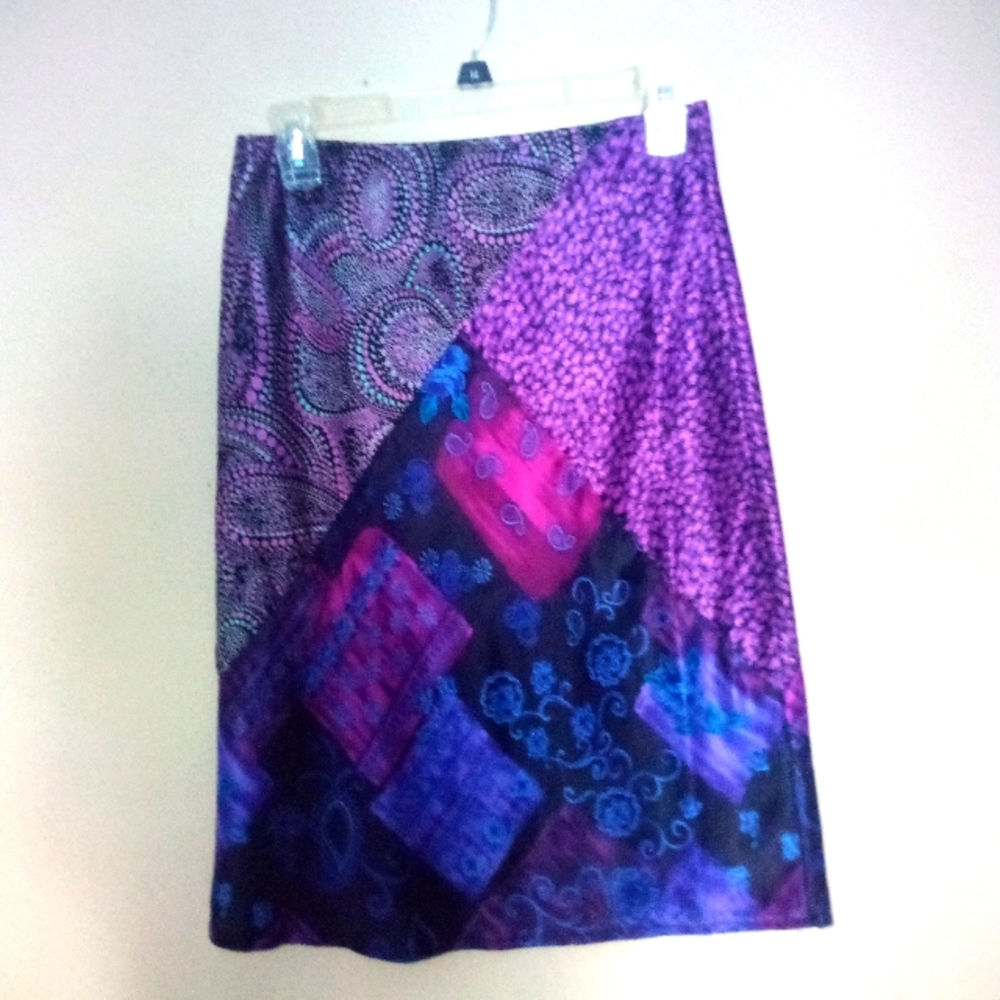 Luna Chix purple and black skirt. Size small 6/8